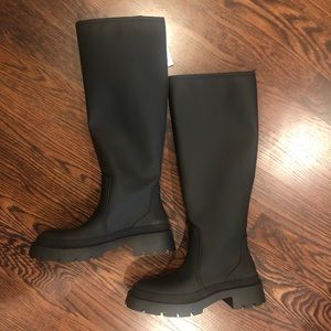 NWT Zara matte rubber boots size 39 / us 8